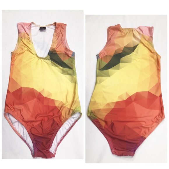 ASOS Mr Gugu Miss Go One Piece Swimsuit Printed - Picture 6 of 6